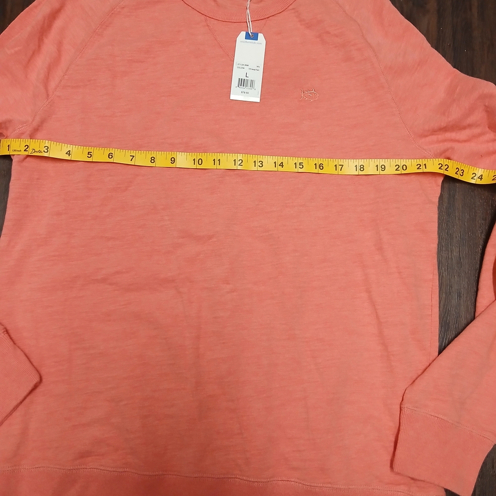 Southern Tide Men's Coral Crewneck Sweater - Picture 3 of 7